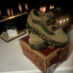 Vans Kids Tan Camo Sneakers